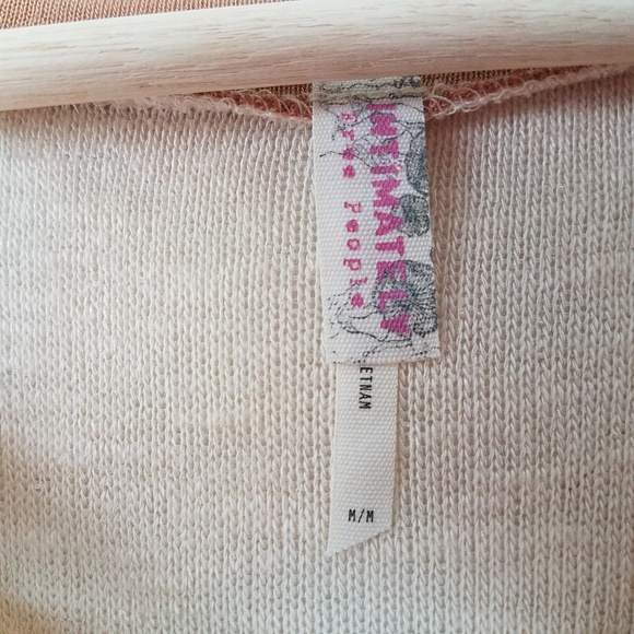 Intimately Free People Womens Top Size M Beige - Picture 6 of 8